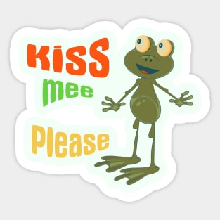 Kiss mee please Sticker